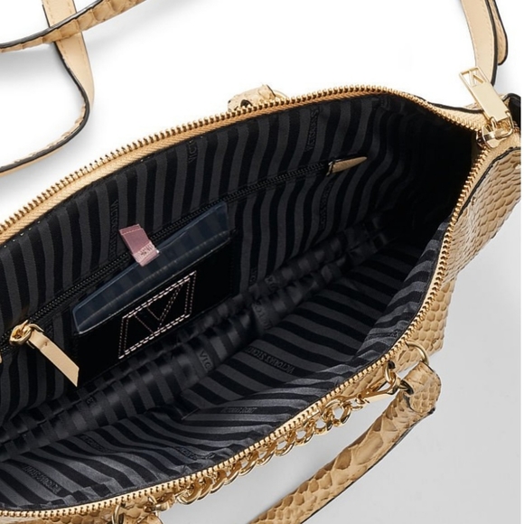 Victoria Secret Slouchy Crossbody Satchel Python - Picture 3 of 8